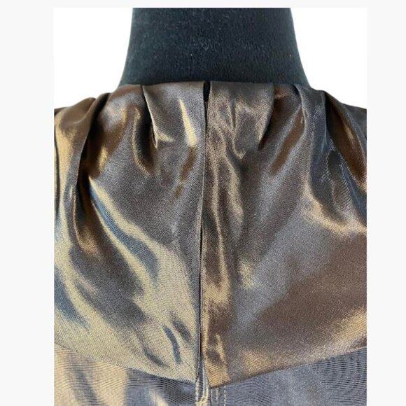 Daymor Couture Taffeta Formal Wedding Blouse MOB MOG or Bridesmade  Size 10  EUC - Picture 10 of 14